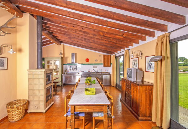 Podere Sant'angelo: Esszimmer, Küche