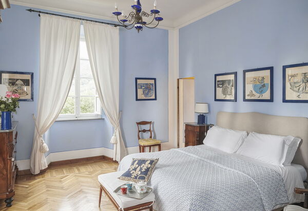Villa Pedone: chambre à coucher