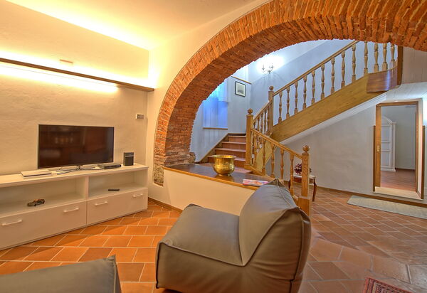 Villa Crispinino: Woonkamer