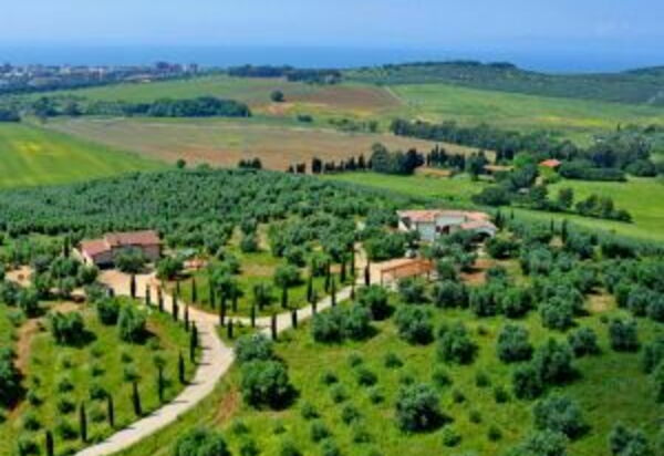 Villa Giulia Follonica: aerial view
