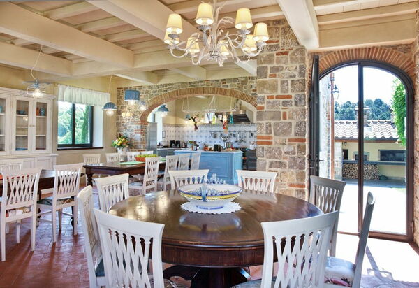 Villa Sant' Angelo: Esszimmer