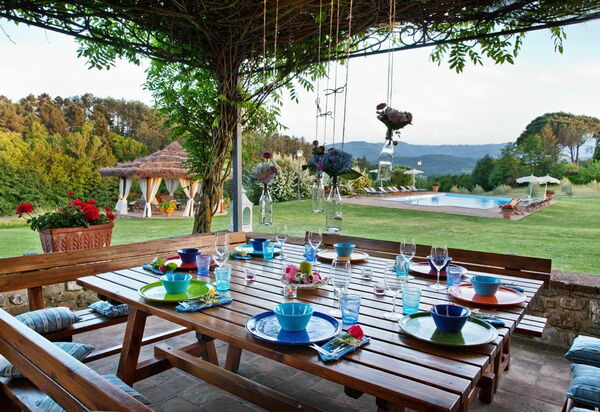 Villa Sant' Angelo: Draussen, Garten