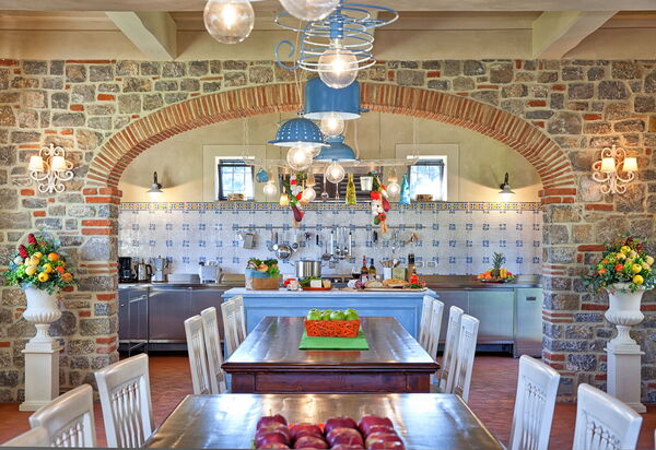 Villa Sant' Angelo: Esszimmer