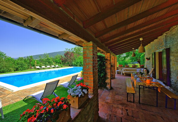Villa Campogialli: Balcony / Terrace / Patio, Pool
