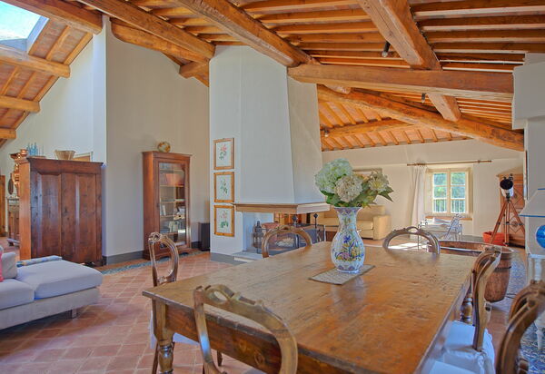 Villa Camaiore: Гостиная