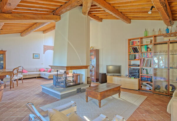 Villa Camaiore: Гостиная