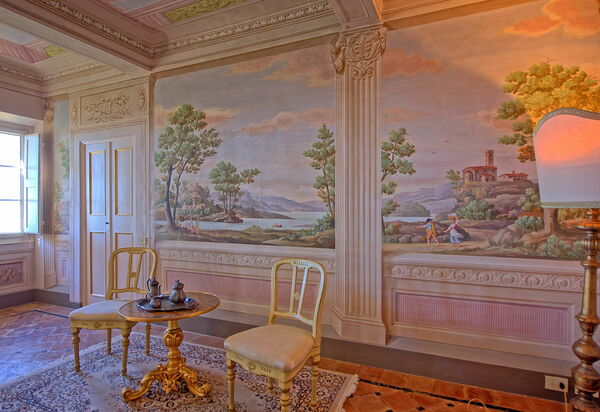 Villa Camaiore: Гостиная