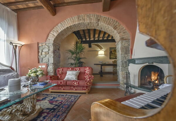 Villa Casalguidi: Гостиная