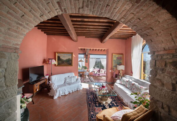 Villa Casalguidi: Гостиная