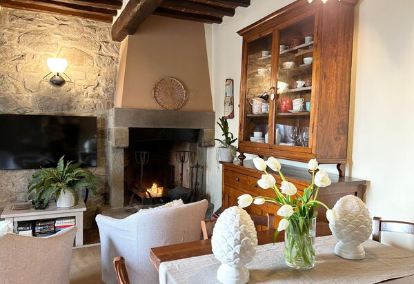 Antico Casale: Wohnzimmer