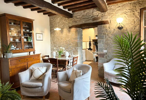 Antico Casale: Wohnzimmer