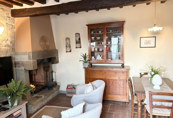 Antico Casale: Wohnzimmer