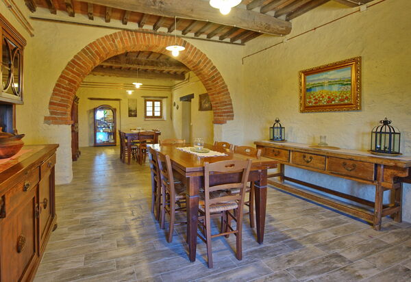 Villa Poggiolino: Esszimmer