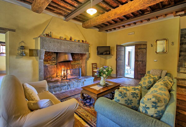 Villa Poggiolino: Wohnzimmer