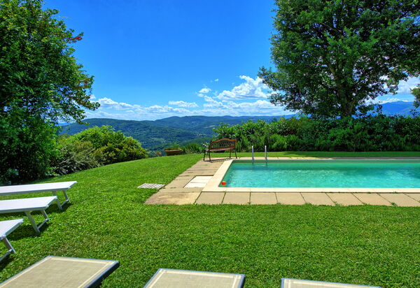 Villa Poggiolino: Ansichten, Draussen, Garten, Schwimmbad