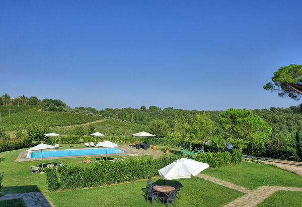 Podere Romina: Ansichten, Garten, Schwimmbad