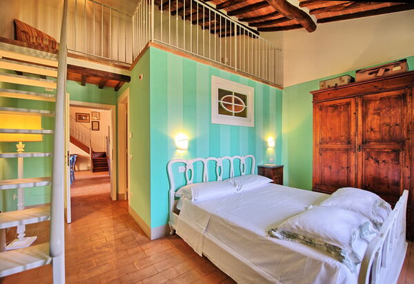 Podere Romina: Schlafzimmer