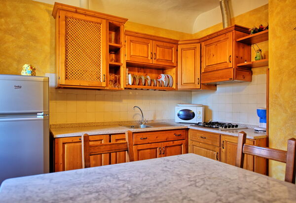 Il Gualdo: Кухня, Столовая