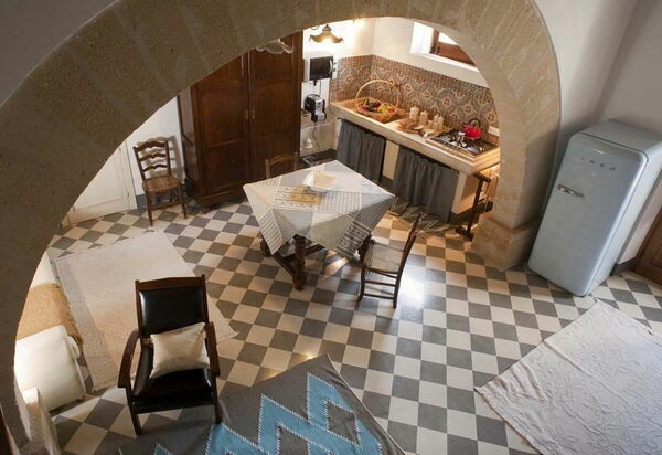 Baglio Maranzano - Titi: Esszimmer, Küche, Wohnzimmer