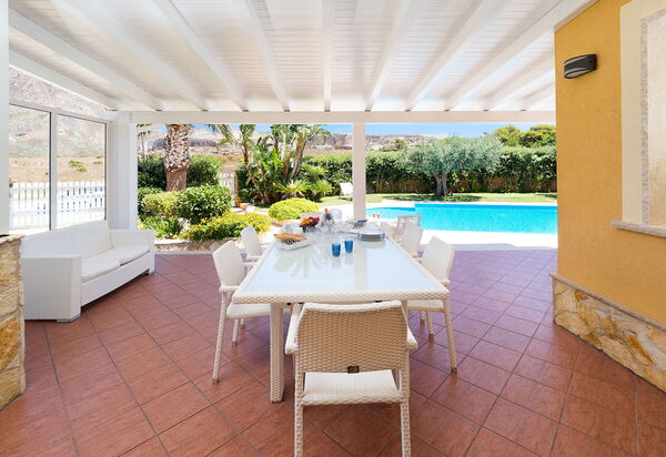 Afrodite: Balkon / Terrasse / Patio, Draussen, Schwimmbad