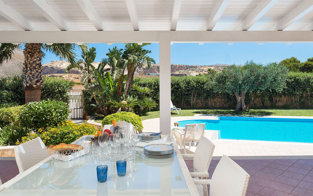 Afrodite: Balcony / Terrace / Patio, Garden, Outdoor, Pool, Summer