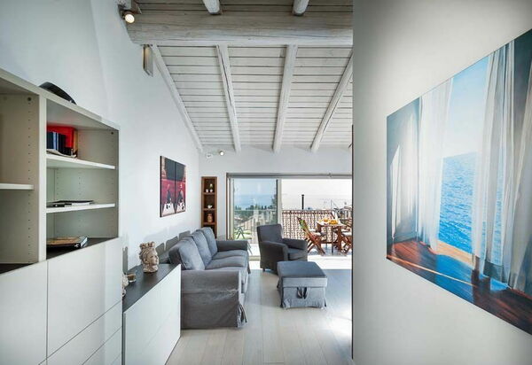 Taormina Suite: Esszimmer, Küche, Wohnzimmer