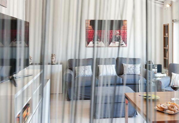 Taormina Suite: Esszimmer, Küche, Wohnzimmer