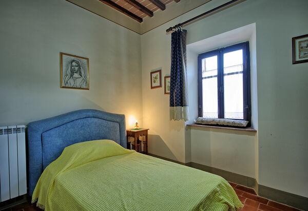 Villa Capolona: Schlafzimmer