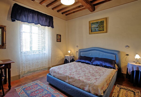 Villa Capolona: Schlafzimmer