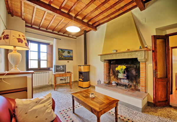 Villa Capolona: Wohnzimmer