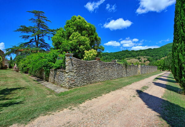 Villa Capolona: Draussen