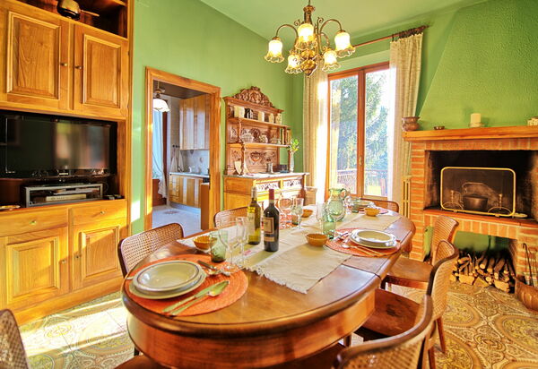 Villa Lauretana: Esszimmer