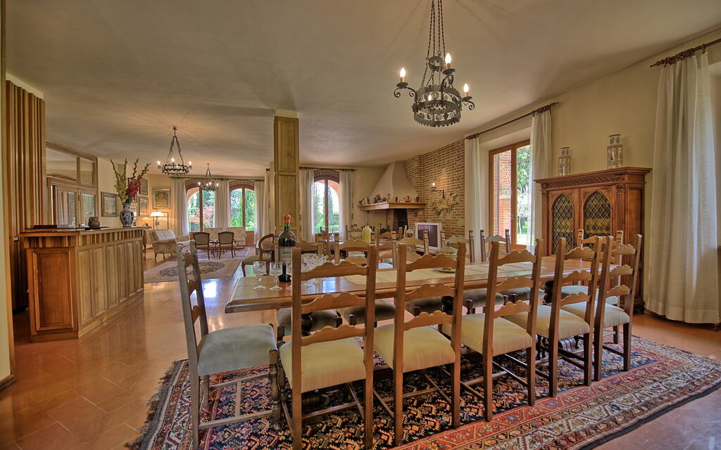 Villa Lauretana: Sala da pranzo, Soggiorno