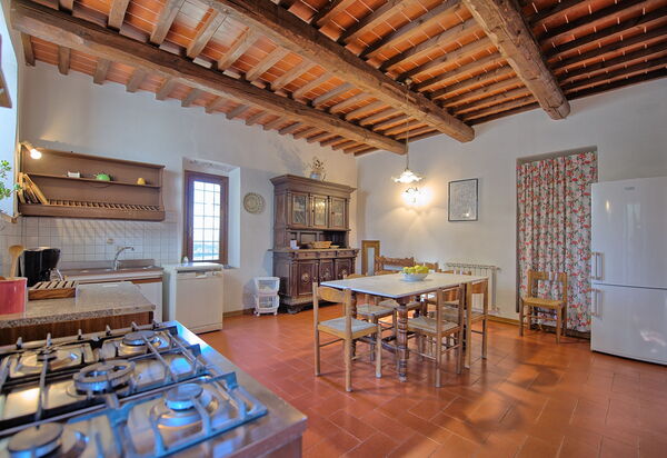 Casale Giotto: Esszimmer, Küche