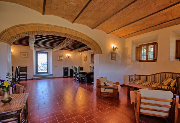 Casale Giotto: Esszimmer, Wohnzimmer