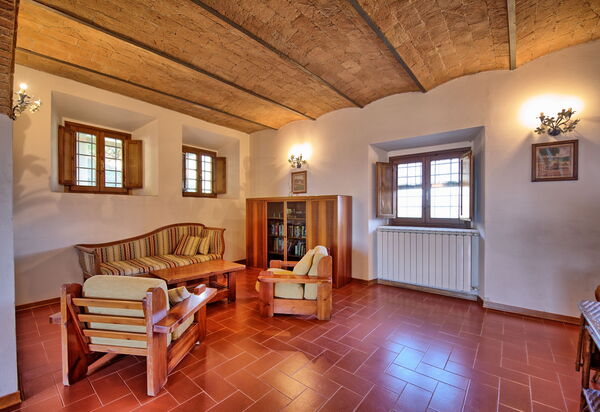 Casale Giotto: Esszimmer, Wohnzimmer