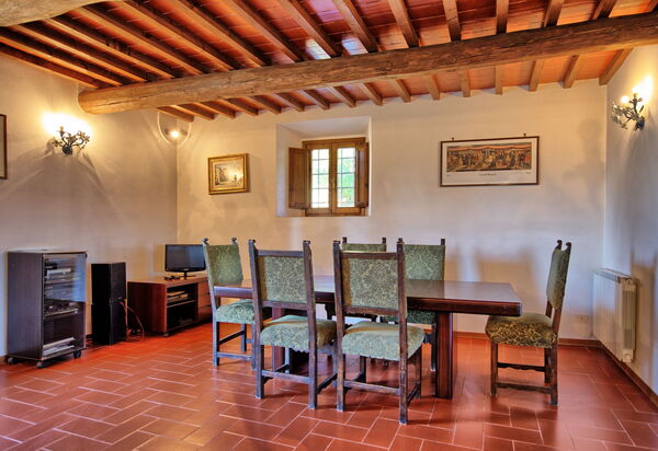 Casale Giotto: Esszimmer, Wohnzimmer