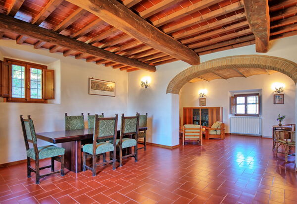 Casale Giotto: Esszimmer, Wohnzimmer