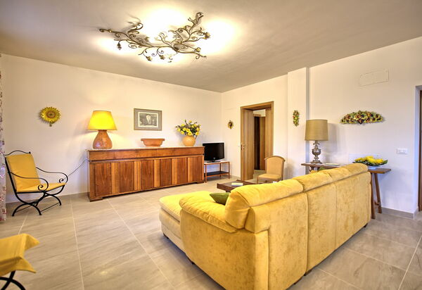 Villa Gaville: Гостиная