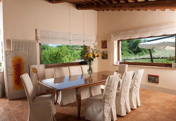 Casale Porano: Гостиная, Столовая