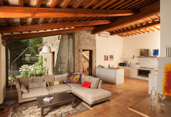 Casale Porano: Гостиная