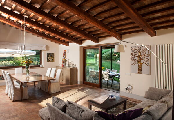 Casale Porano: Гостиная, Столовая