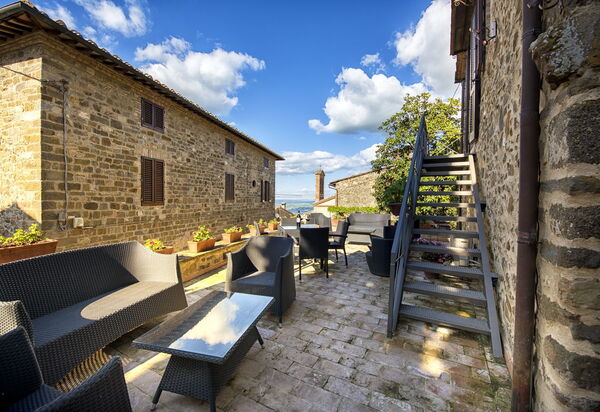 Villa Piazza Della Fortezza: Балкон / Терраса / Патио