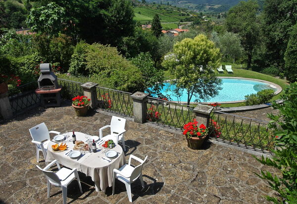 Villa Lucolena: Открытый