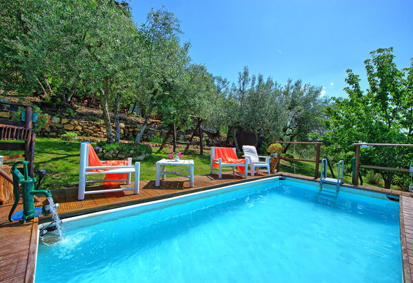 La Ruota: Draussen, Schwimmbad, Sommer