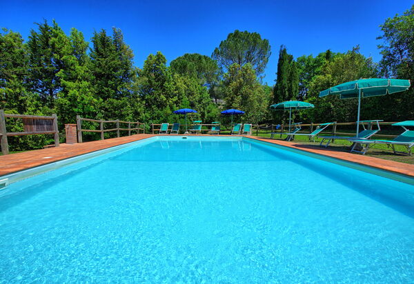 Villa Picchio: Draussen, Schwimmbad