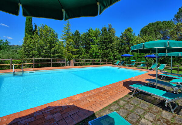 Villa Picchio: Draussen, Schwimmbad