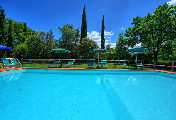 Villa Picchio: Draussen, Schwimmbad