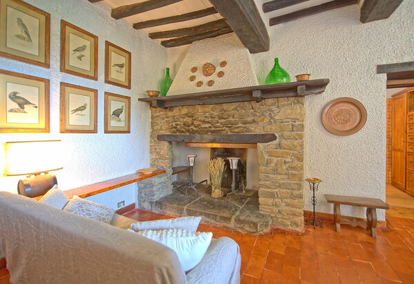 Villa Uccellaia: Wohnzimmer