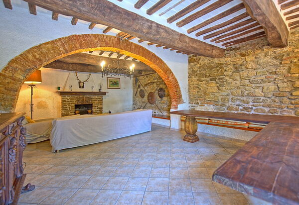 Villa Uccellaia: Wohnzimmer